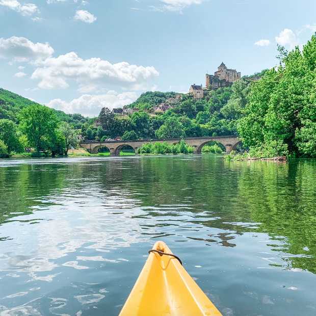 Kano op de Dordogne
